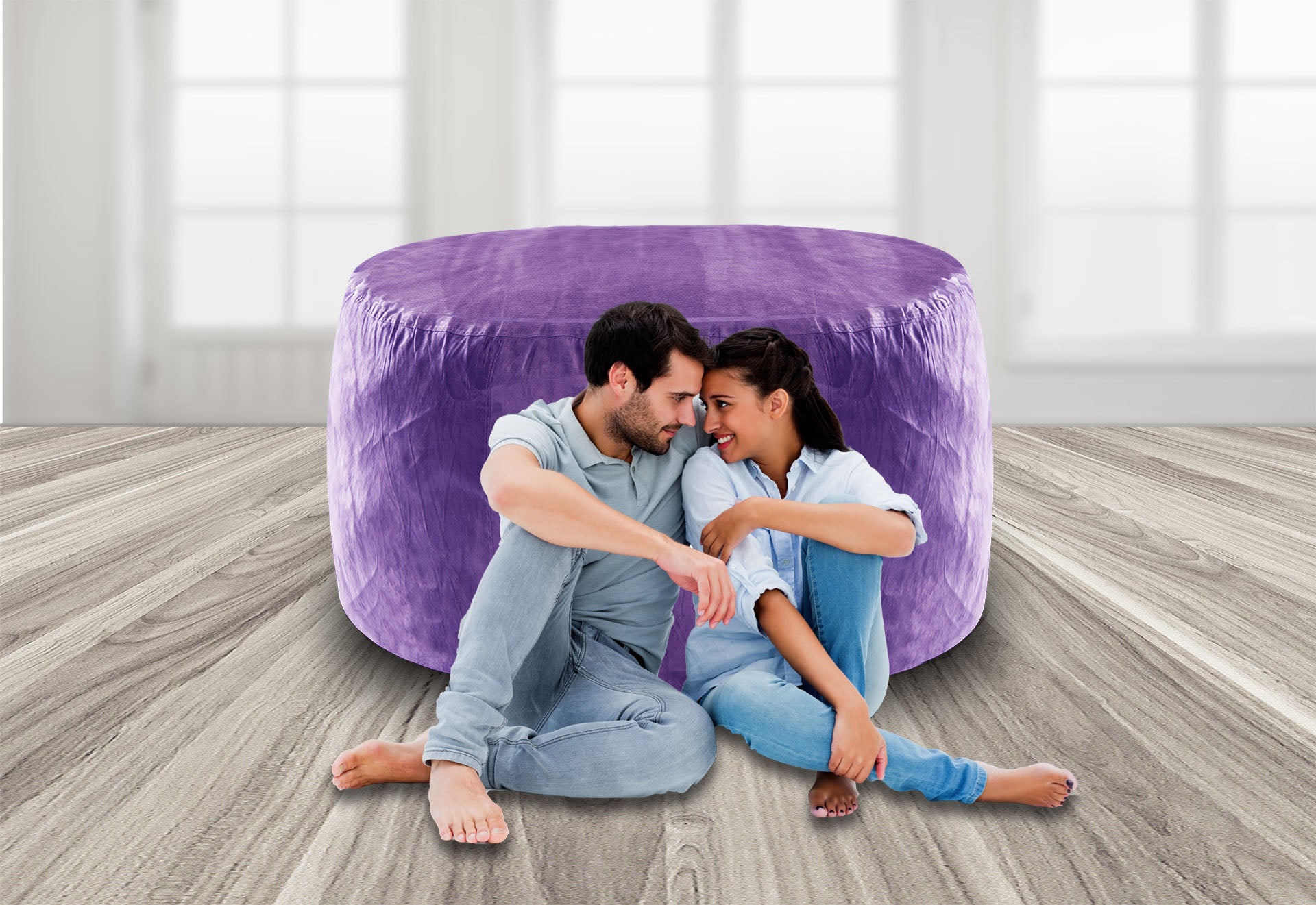 WEITOL Bean Bag Sofa Giant Bean Bag Chair(Cover Only) For Adult Oversized Lounger Lazy Sofa Bed Furniture, Room Decor Furniture For Organizing Plush Toys